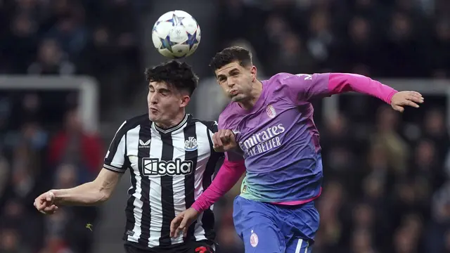 Skor Newcastle United vs AC Milan di Liga Champions
