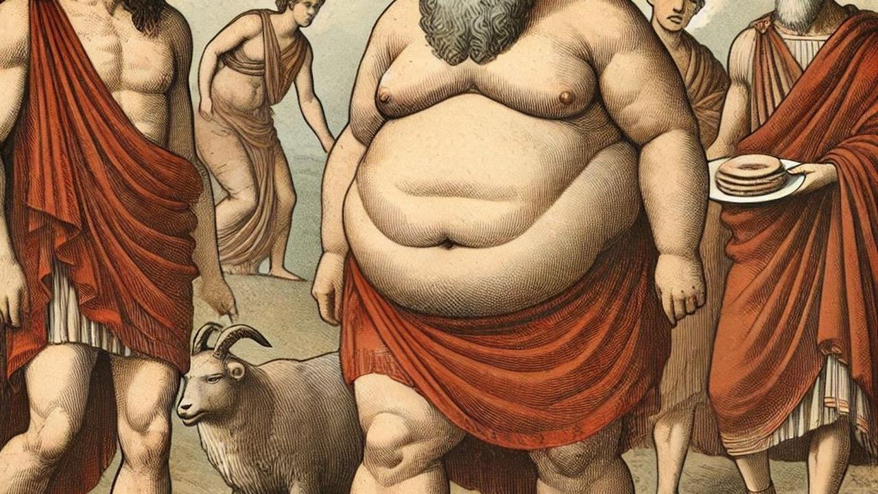 Ilustrasi Obesitas di Masa Lalu