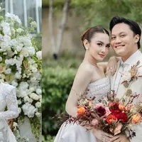 15 Artis yang Menikah Sepanjang 2024, Mana yang Paling Bikin Heboh? (instagram/thebridestory, instagram/nessiejudge, instagram/rizkyfbian, instagram/mahaliniraharja, instagram/axioo)