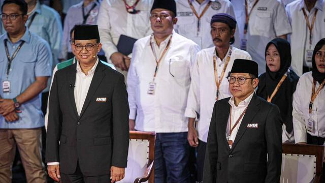 Pasangan Capres-Cawapres nomor urut 1, Anies Baswedan dan Muhaimin Iskandar