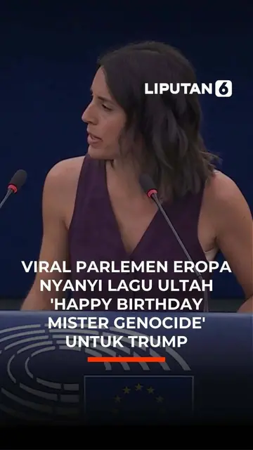 Viral Parlemen Eropa Nyanyi Lagu Ultah 'Happy Birthday Mister Genocide' Untuk Trump