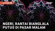 Insiden tidak terduga terjadi di sebuah pasar malam mengundang perhatian