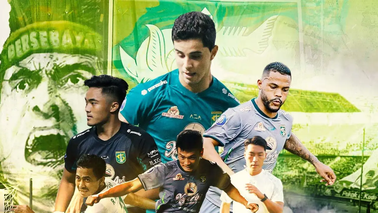 Liga 1 - Ilustrasi Persebaya Surabaya - GBT, Suporter, Pemain