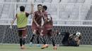Kiper Persija Jakarta,  Andritany Ardhiyasa, saat latihan jelang laga perdana Liga 1 di SUGBK, Jakarta, Kamis (22/3/2018). Persija akan berhadapan dengan Bhayangkara FC. (Bola.com/M Iqbal Ichsan)
