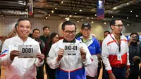 Gubernur Jakarta Pramono Anung didampingi Dirut BTN Nixon L.P. Napitupulu meninjau Race Expo BTN JAKIM 2025. (Foto: Istimewa)