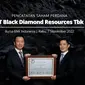 Pencatatan saham perdana PT Black Diamond Resources Tbk (COAL), Rabu, (7/9/2022) (Foto: BEI)