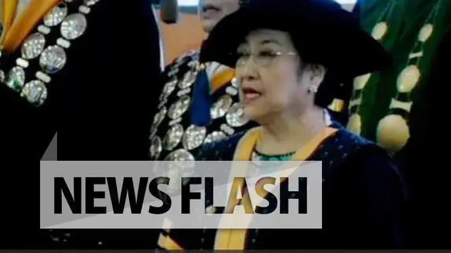 Presiden ke-5 RI Megawati Soekarnoputri mendapat gelar Doktor Honoris Causa dari Universitas Padjajaran (Unpad), 