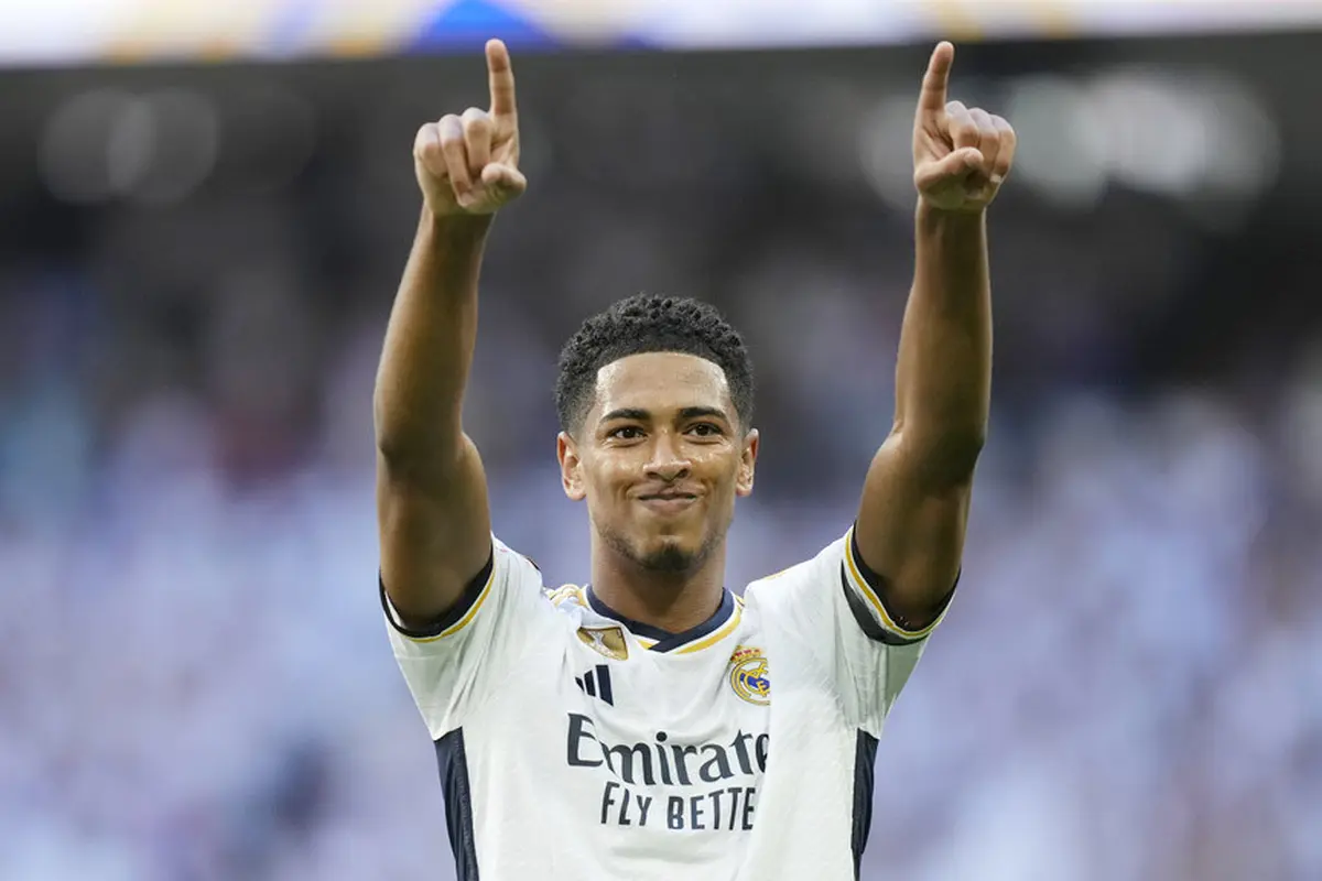 Foto: Parade Aksi Jude Bellingham saat Membawa Real Madrid Gilas Osasuna, Cetak Gol Terus