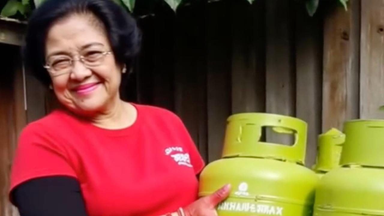 Ini Penampakan jika Para Mantan Presiden Indonesia Jadi Pedagang Gas 3Kg Versi AI