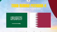 Qatar dan Arab Saudi Disebut Dapat Keistimewaan di Kualifikasi Piala Dunia 2026: Main di Kandang dan Istirahat Lebih Lama