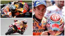 5 desain helm Marc Marquez pada MotoGP 2016. (AFP)