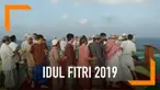40 pekerja migas harus berlebaran di tengah laut. Para pekerja harus tetap beraktivitas karena operasi minyak dan gas berlangsung 24 jam tanpa henti.