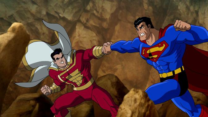 Adegan dalam film animasi Superman/Batman: Public Enemies. (Warner Bros. Animation/Warner Premiere/DC Comics)