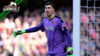 Video replay penyelamatan gagal yang dilakukan kiper Watford, Costel Pantilimon dengan menggunakan jurus kung-fu.