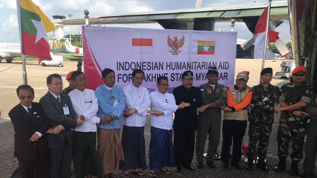 Apresiasi pemerintah Myanmar atas bantuan RI untuk Rohingya di Rakhine State. (Dokumentasi KBRI Yangon)