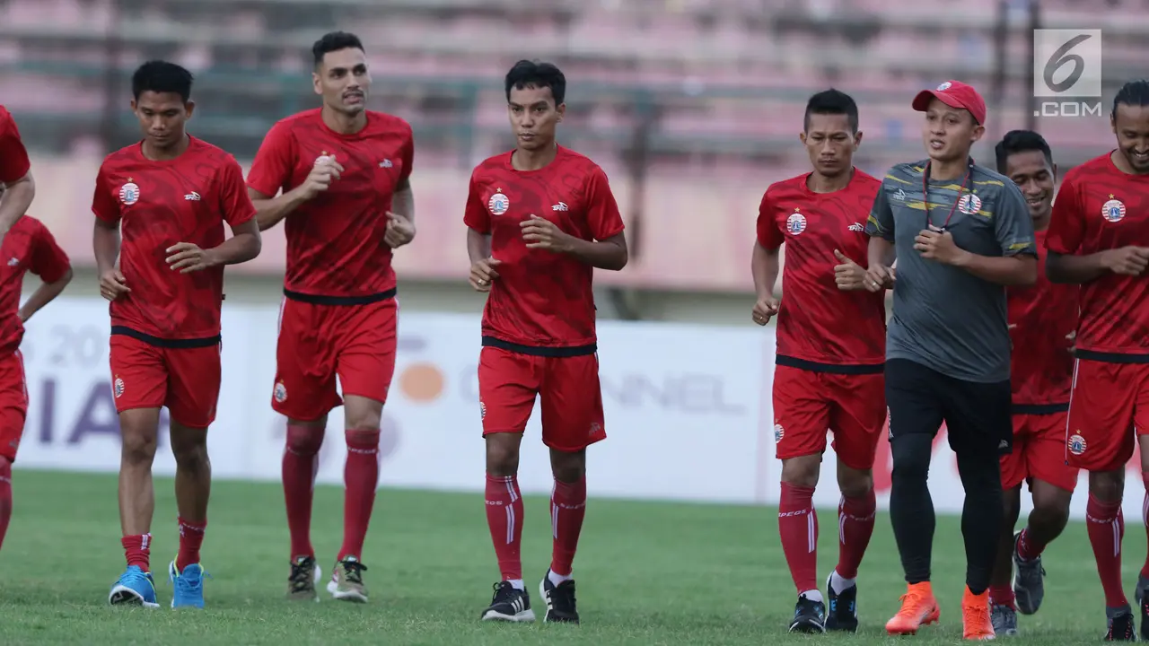 Latihan Santai Persija Jelang Laga Kandang Semifinal PIala Presiden 2018