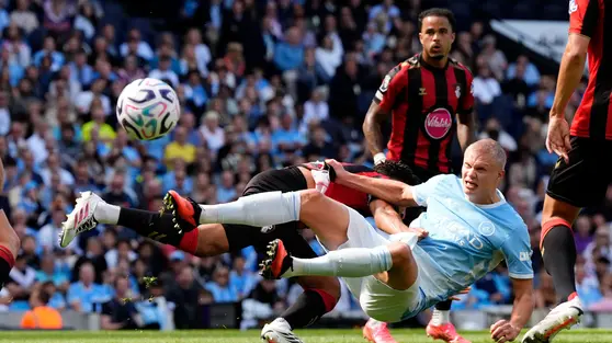 Sempat Tertinggal, Manchester City Butuh Gol Telat untuk Bungkam Bournemouth