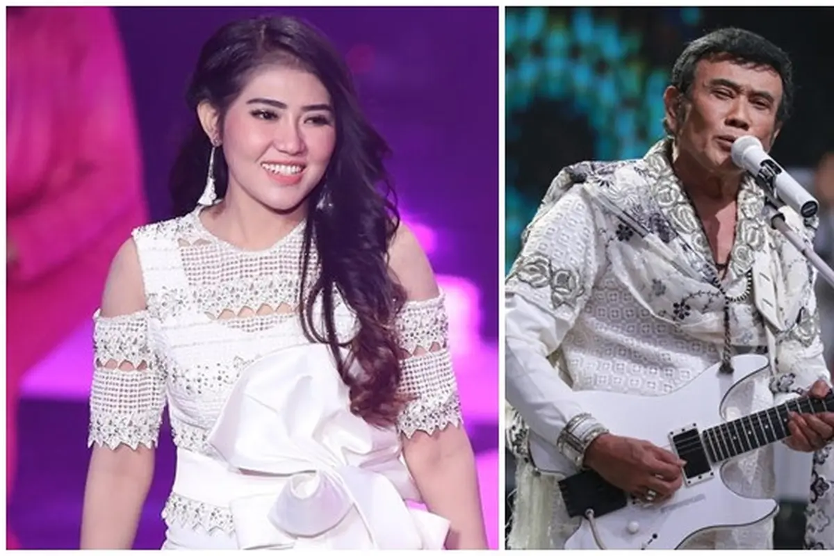 [Bintang] Via Vallen Salah Tingkah Nyanyi Bareng Rhoma Irama