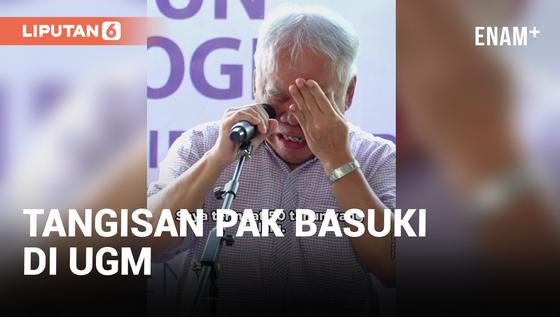 VIDEO: Basuki Hadimuljono Menangis saat Datangi UGM