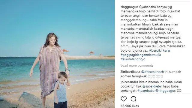Ringgo Agus Rahman dan Sabai Morshek
