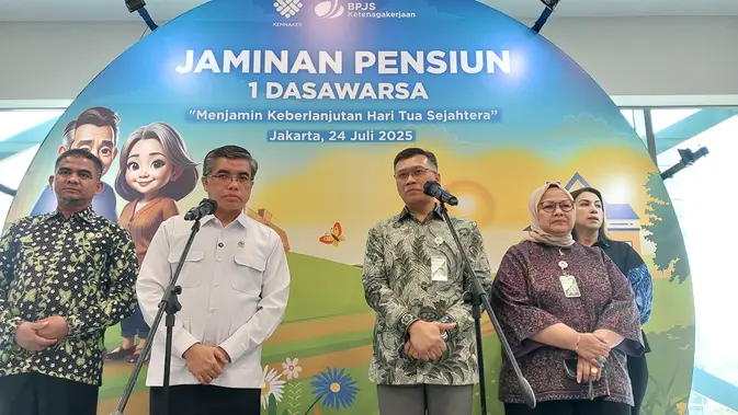 Peserta Jaminan Pensiun BPJS Ketenagakerjaan Tembus 14 Juta Orang