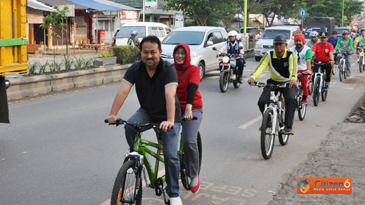 Hari Peduli Sampah, Bupati Banjar Gelar Sepeda Santai