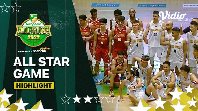 Berita video highlights laga IBL All Star 2022, Tim Merah Vs Putih yang berakhir dengan skor 100-102, Kamis (31/3/2022) malam hari WIB.