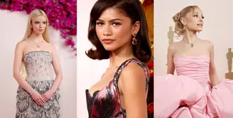 Anya Taylor-Joy mengenakan kalung Tiffany High Jewelry berbahan platinum dan emas 18 karat dengan berlian marquise lebih dari 8 karat, dipasangkan dengan anting berlian dengan total lebih dari 10 karat. Disempurnakan dengan arloji 101 Reine dari Jaeger-LeCoultre seharga Rp 2,8 miliar. [Dok. Jaeger Le-Coultre]