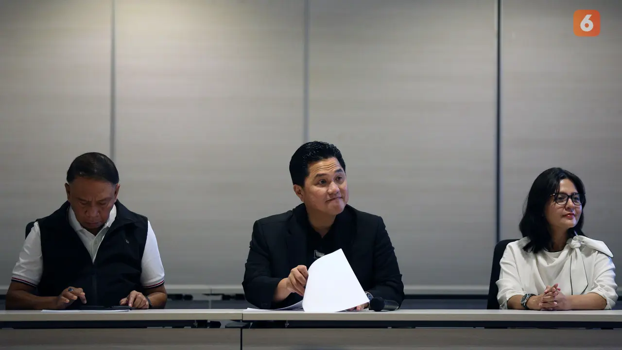 Konferensi Pers Erick Thohir Mengenai Piala Dunia U-17 2023