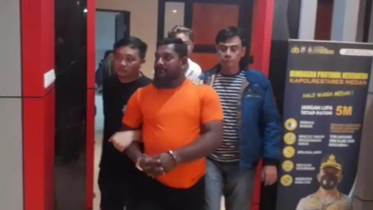 Penganiaya sekaligus pengintimidasi jurnalis di Medan