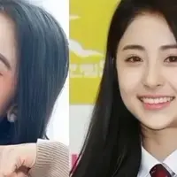 “Kok gw kayak nagca ya? Wkwkkkwk gpp ini cantik soalnya…” tulis Dewi Perssik di Instagram. (Instagram/dewiperssik96/le_sserafim).