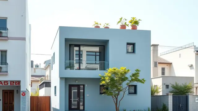 Rumah Kotak Modern untuk Kaum Urban