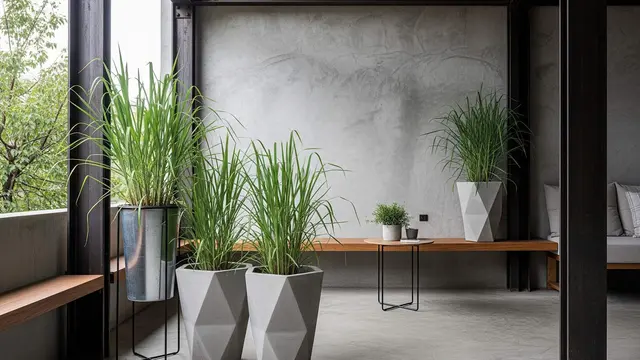 Desain Teras Rumah Minimalis Pakai Kebun Herbal dalam Pot