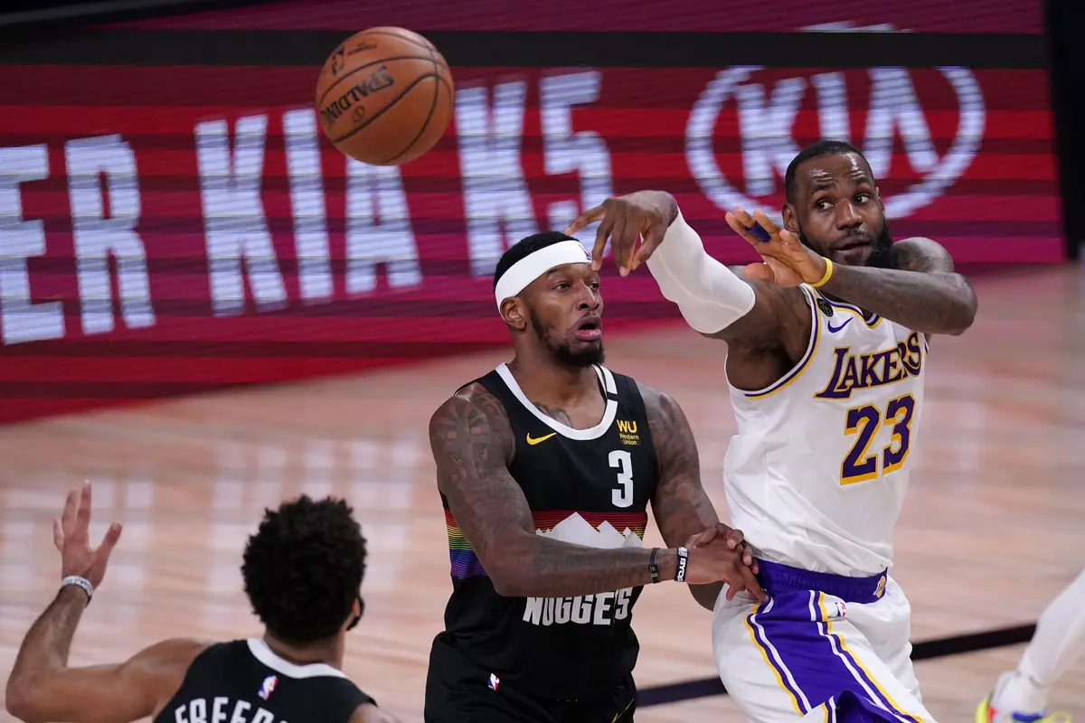Hasil NBA Nuggets vs Lakers: Triple Double Sia-sia LeBron James