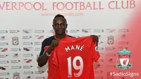 Sadio Mane resmi dibeli Liverpool. (Twitter)