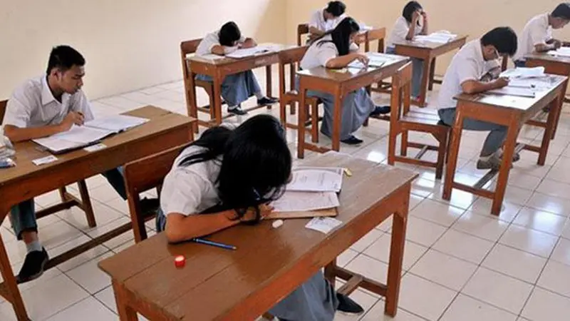 45 Persen Sekolah di Banten Ujian Nasional Secara Manual