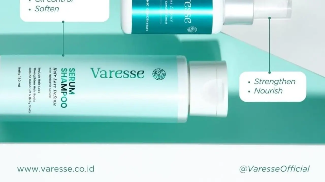 Foto Varesse, produk perawatan rambut