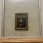 Salah satu koleksi terbaik dari Museum Louvre adalah lukisan karya Leonardo da Vinci yang berjudul Mona Lisa. (Bola.com/Vitalis Yogi Trisna) 