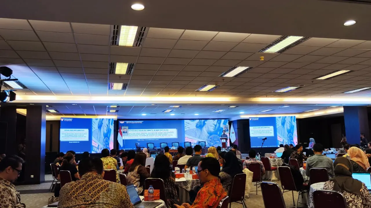 SKK Migas melakukan sosialisasi implementasi PP No 36 Tahun 2023 untuk Kontraktor Kontrak Kerja Sama (KKKS) dilaksanakan hari ini, Selasa 7 November 2023 di Jakarta. (Dok SKK Migas)