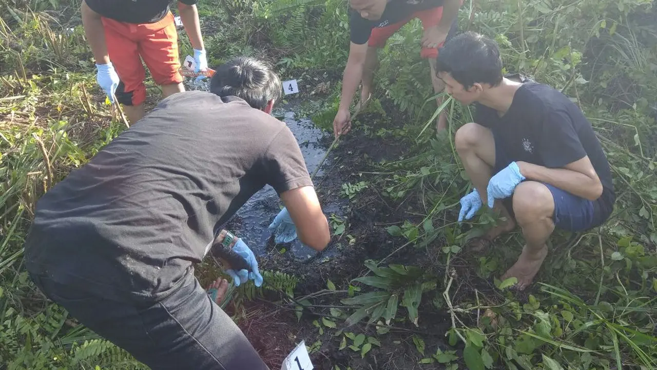 Penemuan Kerangka Manusia di Banyuasin Diduga Tubuh Sopir Taksi Online Palembang