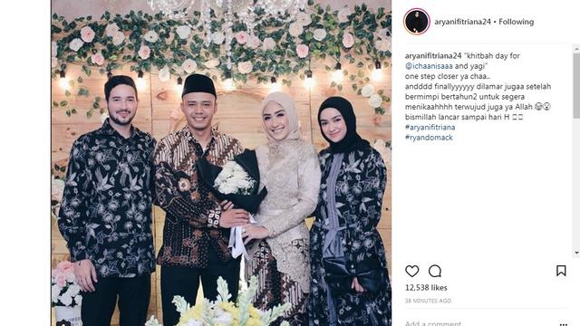 Bintang Ftv Icha Anisa Akhirnya Dilamar Kekasih Showbiz Liputan6 Com