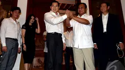 Menurut Prabowo, Hary Tanoe bukan hanya seorang pengusaha sukses, tetapi juga tokoh yang memiliki visi kebangsaan mumpuni, Jakarta Selatan, Kamis (22/5/2014) (Liputan6.com/Johan Tallo)