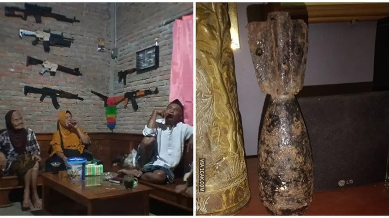 6 Potret Pajangan di Ruang Tamu Ini Nyeleneh, Bikin yang Datang Salah Fokus