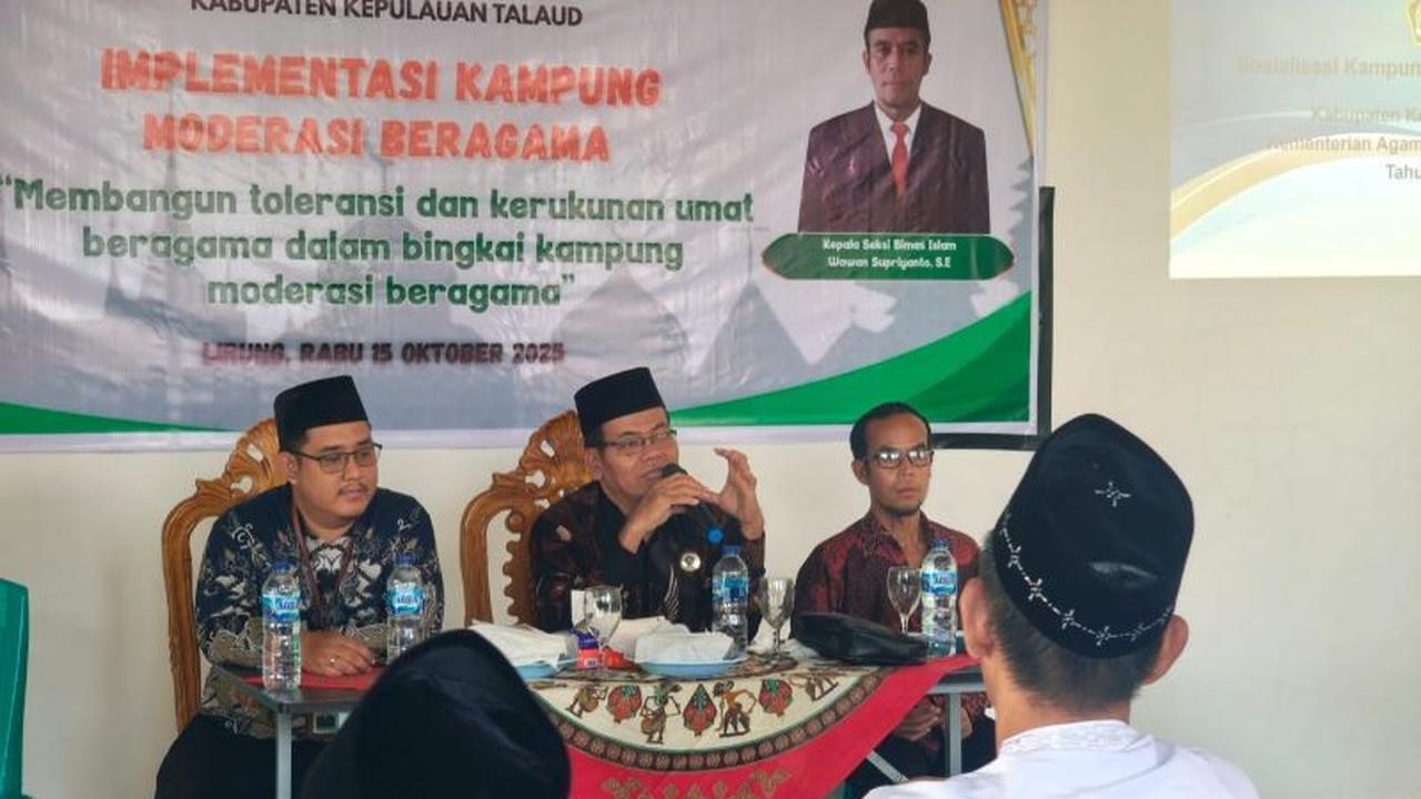 Tahukah Anda? Kemenag Talaud Hadirkan Kampung Moderasi Beragama di Perbatasan Sulut-Filipina, Perkuat Kerukunan Umat