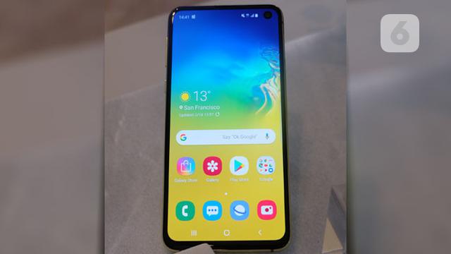 Samsung Galaxy S10e. Liputan6.com/Andina Librianty