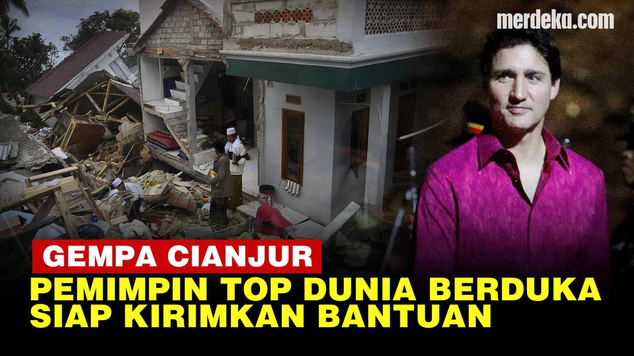 VIDEO: Gempa Cianjur jadi Sorotan Dunia, Pemimpin Negara Besar Siap Kirimkan Bantuan