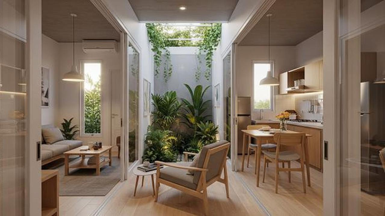 6 Model Desain Rumah Mini dengan Atrium Kecil, Cocok untuk Lahan Sempit