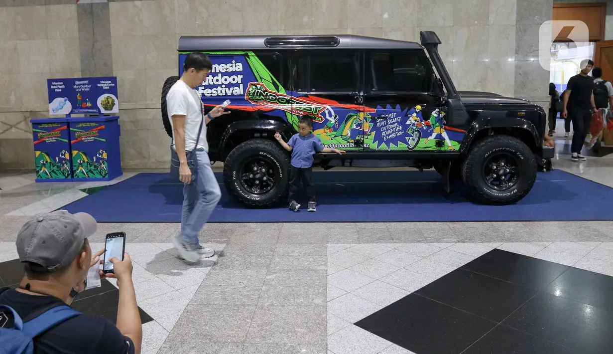Pameran yang digelar hingga 7 Juli 2024 tersebut menawarkan berbagai produk peralatan luar ruang (outdoor) dari produsen lokal maupun luar negeri. (Liputan6.com/Herman Zakharia)