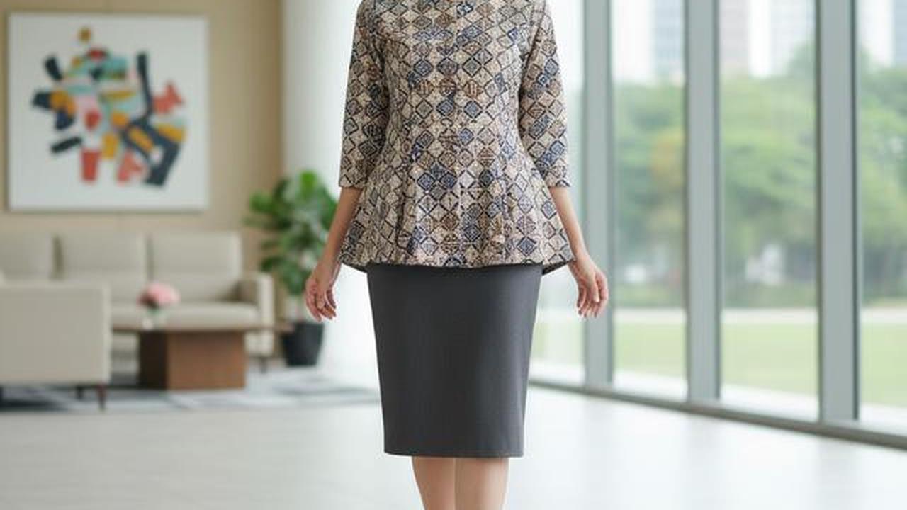 8 Model Atasan Batik Kantor 2026, Pilihan Stylish untuk Tampilan Profesional dan Tetap Elegan