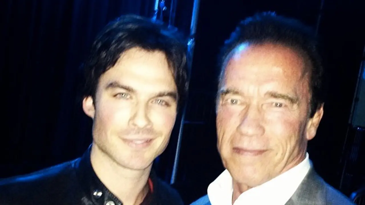 Ian Somerhalder Ternyata Fans Arnold Schwarzenegger